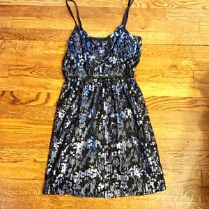 CLEARANCE Express Sequined mini dress
